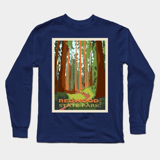 Redwood State Park Long Sleeve T-Shirt by sigsin